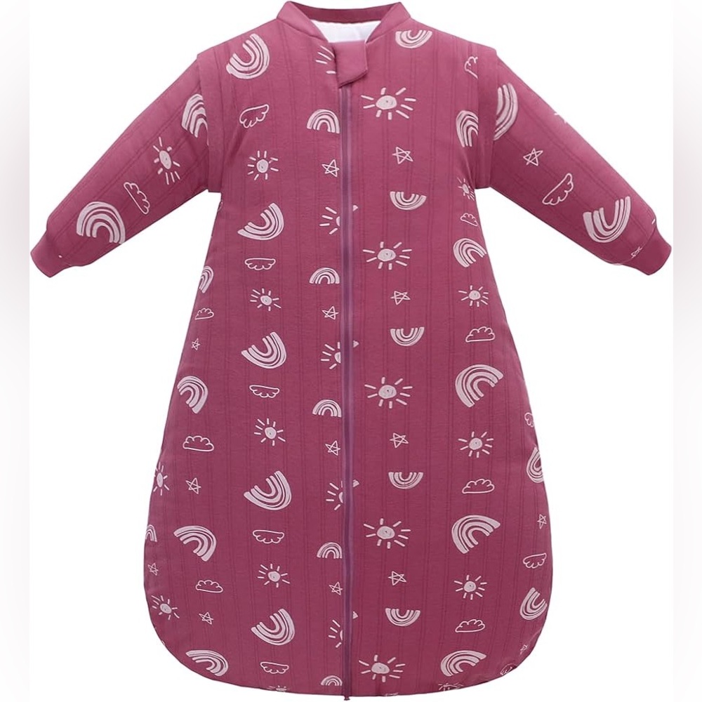 Amo Nenes TOG 2.5 Winter Wearable Blanket, Removable Long Sleeves Sleep Sack